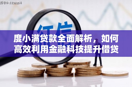 扎囊度小满贷款全面解析，如何高效利用金融科技提升借贷体验
