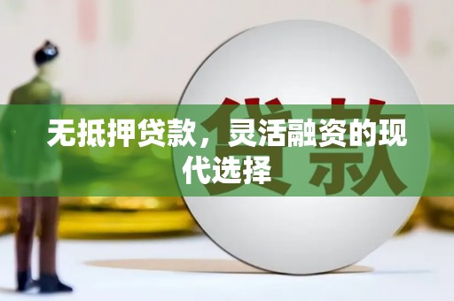 扎囊无抵押贷款，灵活融资的现代选择