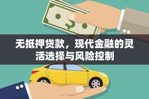 扎囊无抵押贷款，现代金融的灵活选择与风险控制
