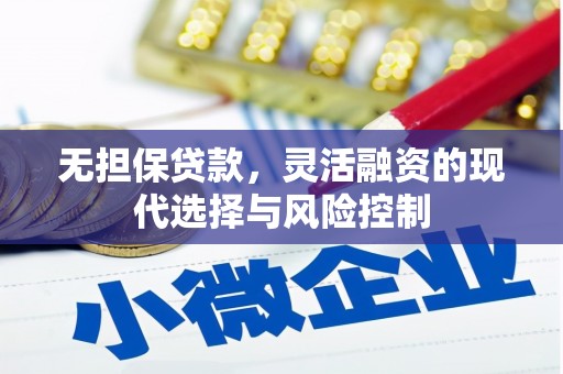 扎囊无担保贷款，灵活融资的现代选择与风险控制