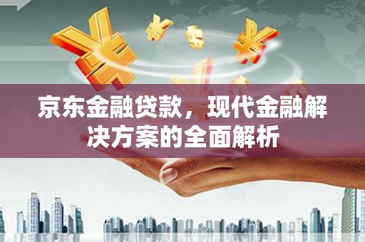 扎囊京东金融贷款，现代金融解决方案的全面解析