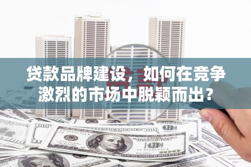 扎囊贷款品牌建设，如何在竞争激烈的市场中脱颖而出？