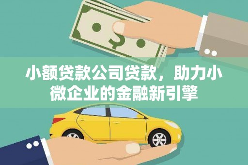 扎囊小额贷款公司贷款，助力小微企业的金融新引擎