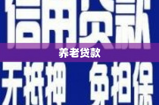 扎囊养老贷款